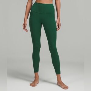 NWT Lululemon Align HR Pant 25” ✨SOLD OUT✨ Evergreen Size 8